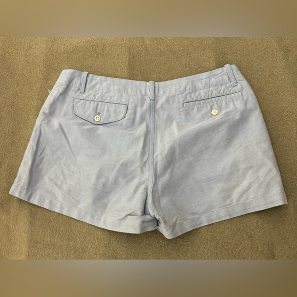 Polo Ralph Lauren Cotton Oxford Chino Short Shorts Preppy Women's Light Blue 10 - Picture 5 of 12